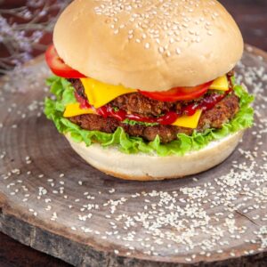 BEEF + CHEESE BURGER